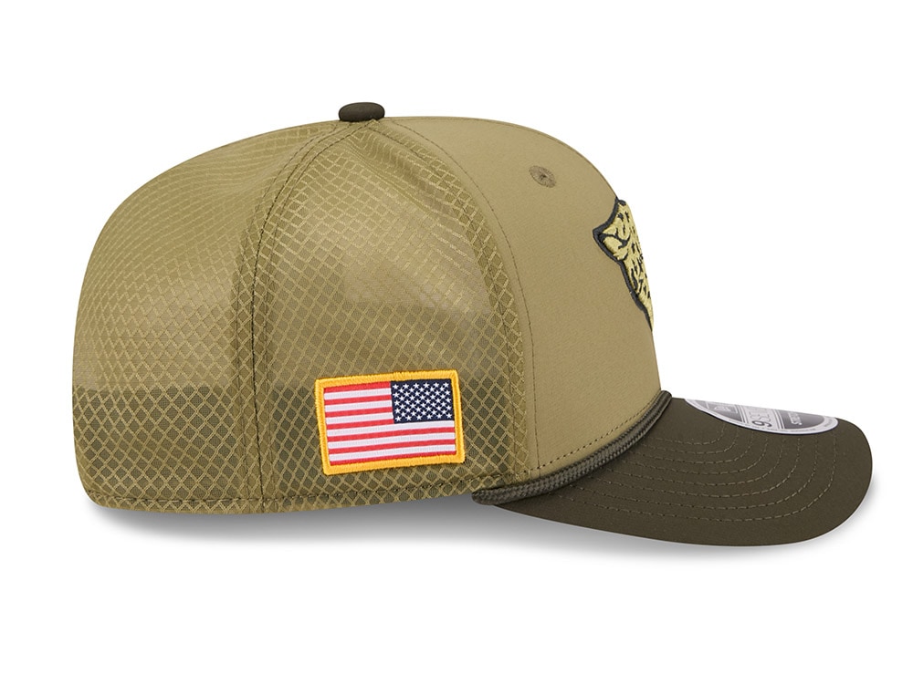 New Era Jacksonville Jaguars Salute To Service 2025 9Seventy Snapback Gorra