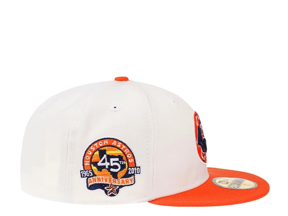 New Era Houston Astros 45th Anniversary Cream Two Tone Edition 59Fifty Fitted Gorra