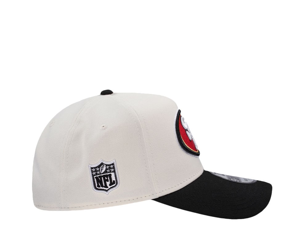 New Era San Francisco 49ers Classic Chrome Two Tone Edition 9Forty A Frame Snapback Gorra
