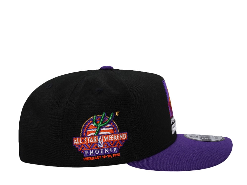 New Era Phoenix Suns All Star Weekend 1995 Black Two Tone Edition 9Fifty A Frame Snapback Gorra