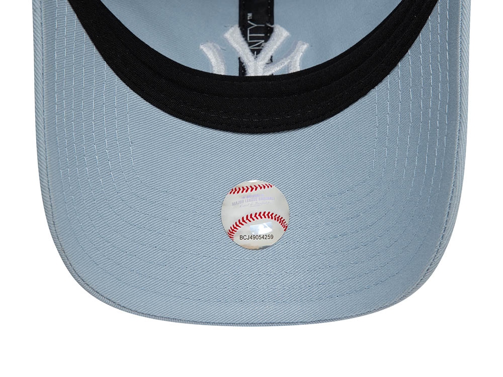 New Era New York Yankees League Essential Pale Blue 9Twenty Strapback Gorra