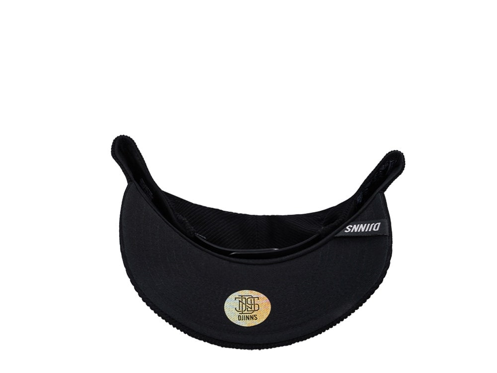 Djinns Cord Mountains Black TrueFit Snapback Gorra