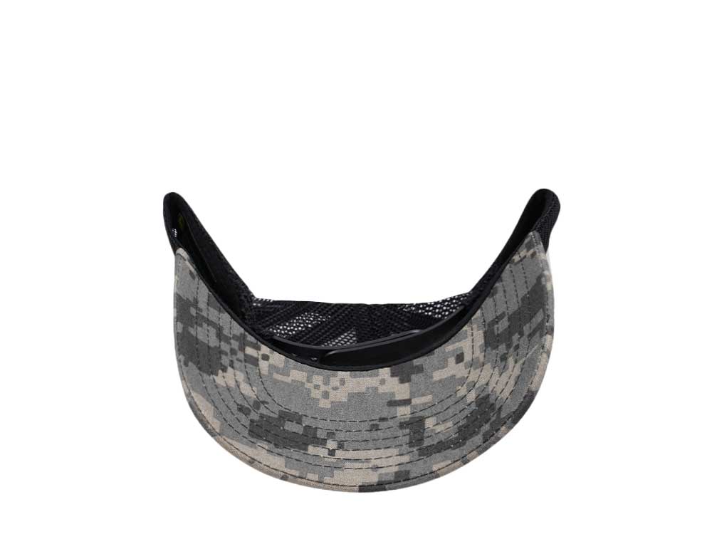 John Deere Digi Twill Mesh Logo Camouflage Black Trucker Snapback Gorra