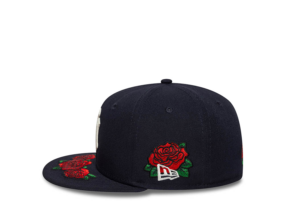 New Era New York Yankees Inaugural Season 2009 Floral Navy Prime Edition 59Fifty Fitted Gorra