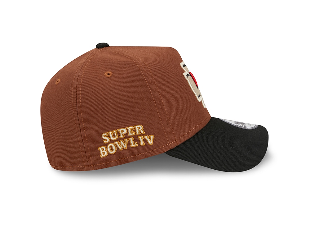 New Era Kansas City Chiefs Super Bowl IV Harvest Two Tone 9Forty A Frame Snapback Gorra
