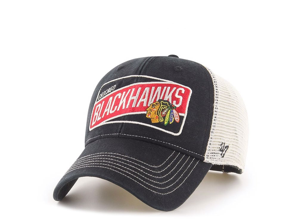 47Brand Chicago Blackhawks Slash Patch Classic Trucker Snapback Gorra