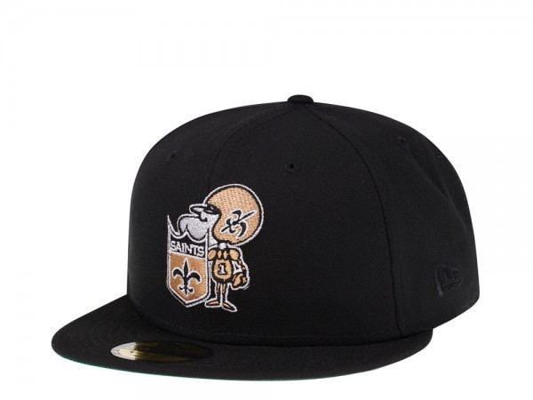 New Era New Orleans Saints Black Heritage Edition 59Fifty Fitted Cap