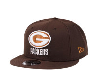 New Era Green Bay Packers Brown Caramel Edition 9Fifty Snapback Cap