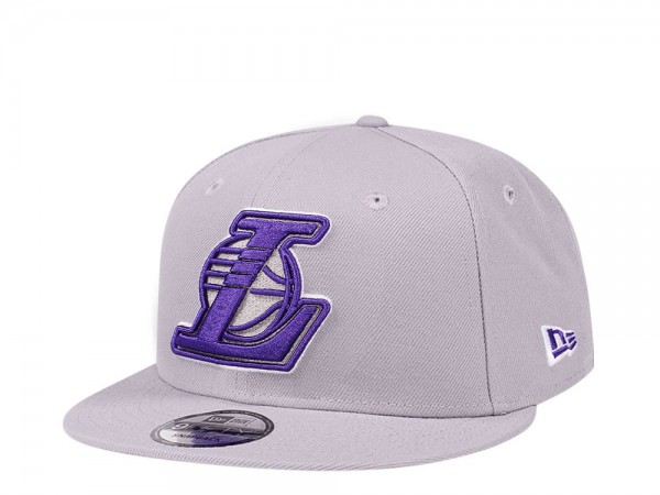 New Era Los Angeles Lakers Gray Purple Edition 9Fifty Snapback Cap