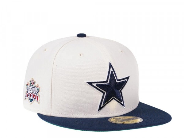 New Era Dallas Cowboys Super Bowl XXVII Cream Dome Edition 59Fifty Fitted Cap