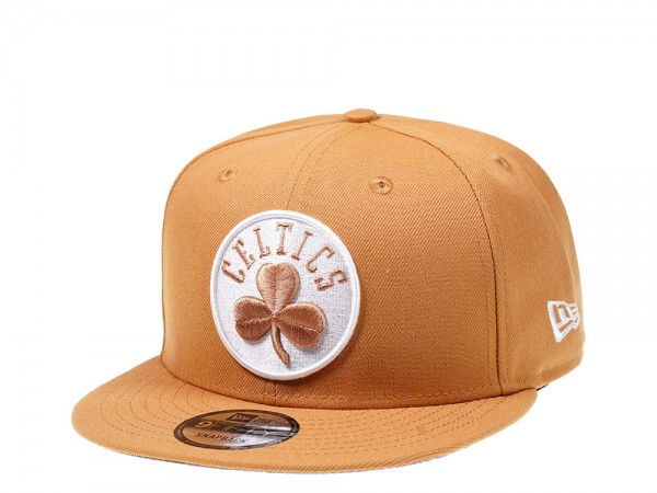 New Era Boston Celtics Panama Tan Edition 9Fifty Snapback Cap