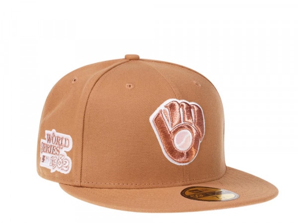 New Era Milwaukee Brewers World Series 1982 Sweet Gingerbread Edition 59Fifty Fitted Cap
