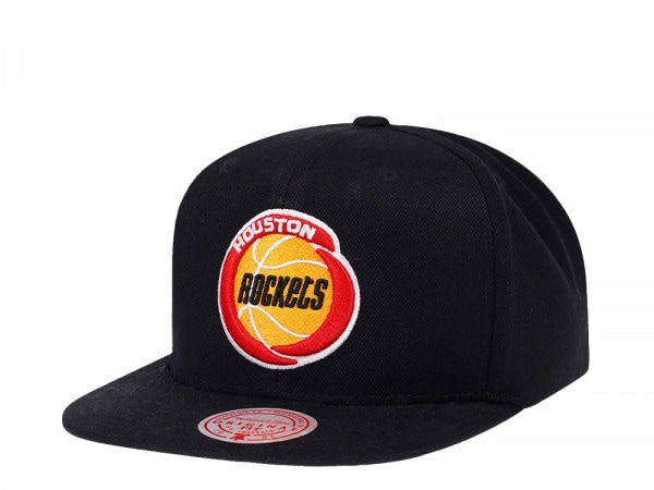 Mitchell & Ness Houston Rockets Wool Solid Snapback Cap