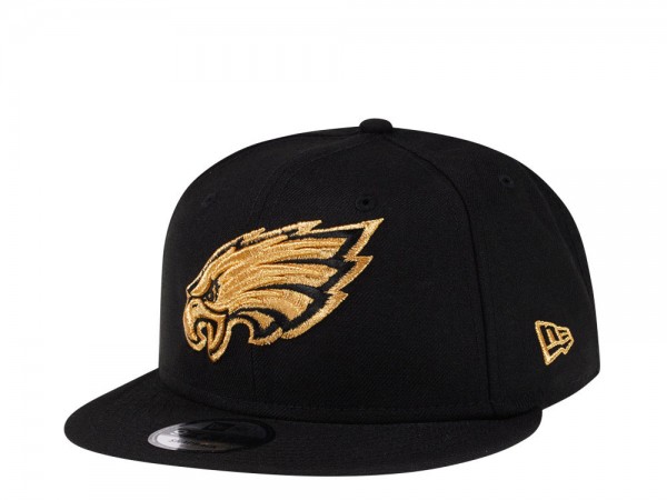 New Era Philadelphia Eagles Black and Gold Edition 9Fifty Snapback Cap