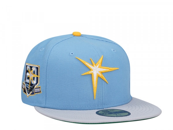 New Era Tampa Bay Rays 20th Anniversary Throwback Two Tone Edition 59Fifty Fitted Cap